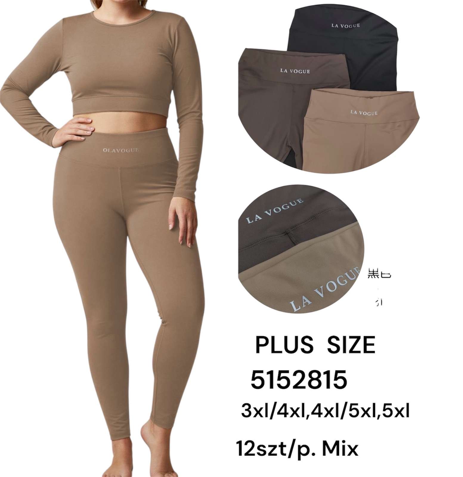 Legginsy damskie,size 3/4-5/6xl, paczka 12szt ,mix kolor