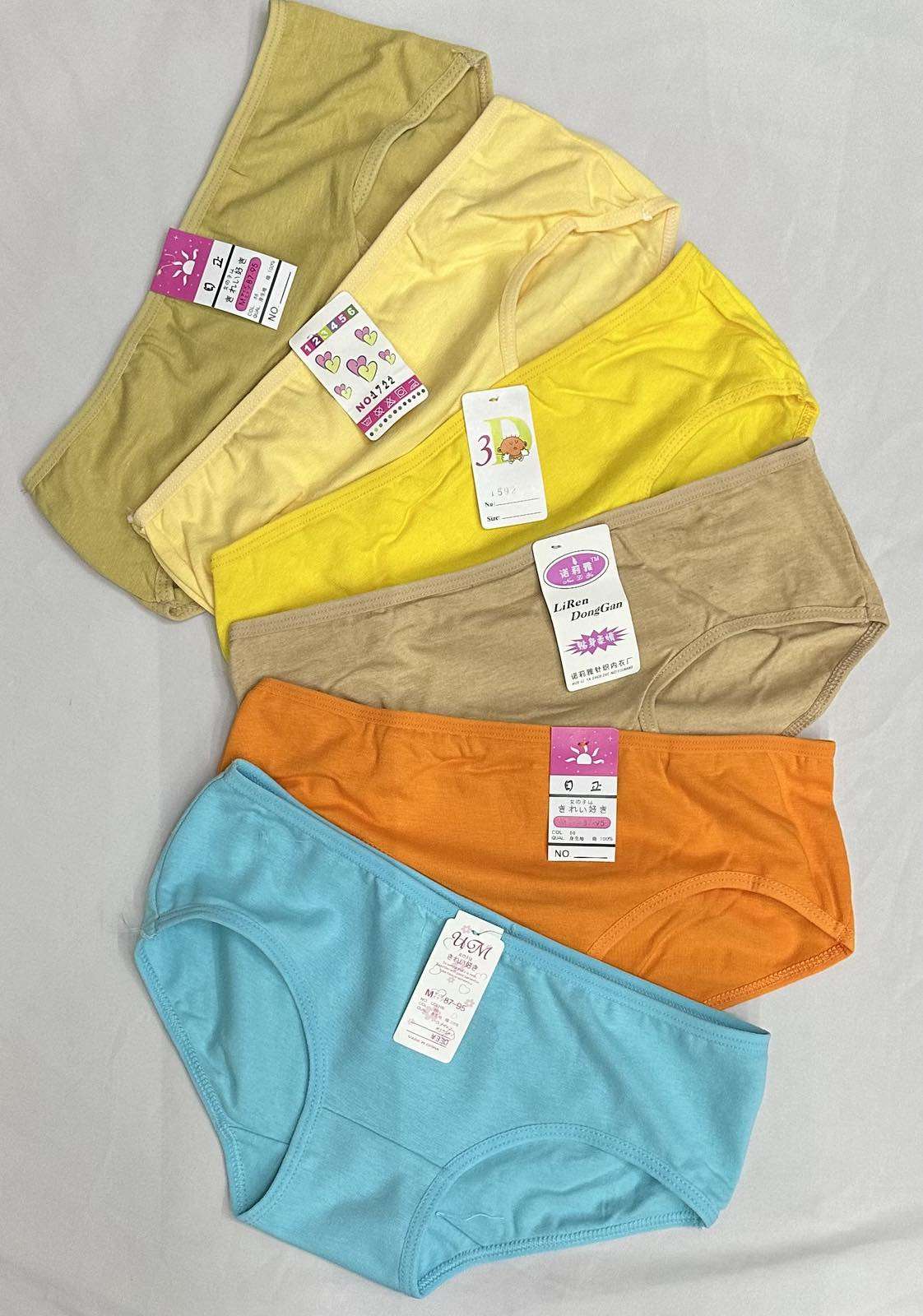 Majtki damskie,size M, paczka 24szt ,mix kolor