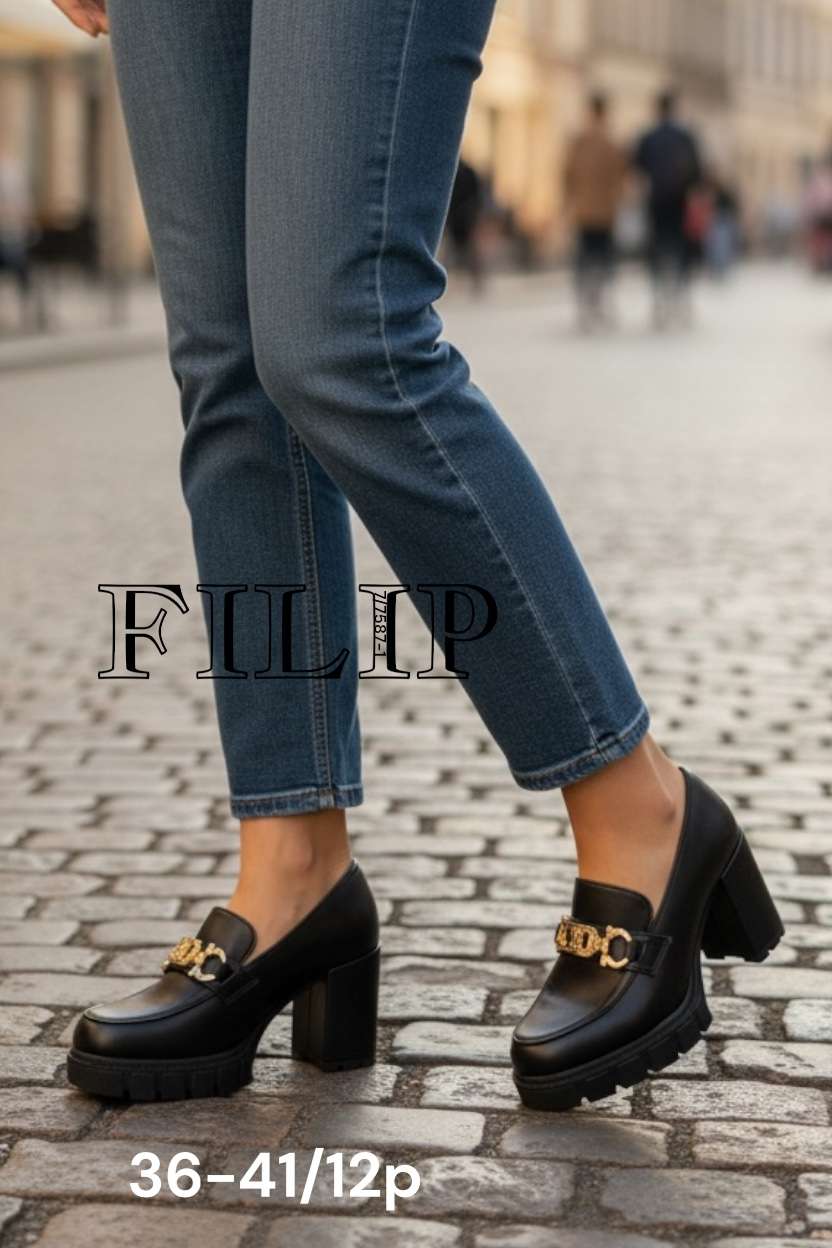 Buty Mokasyny Damskie (36-41, 12par)