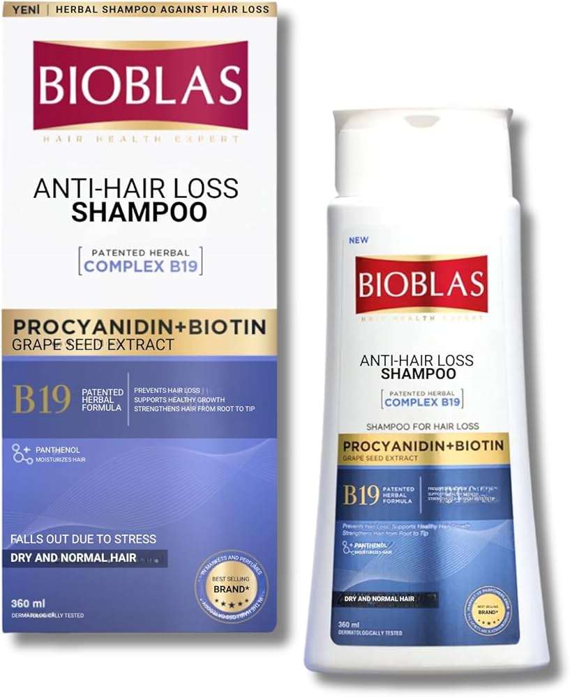 Szampon Bioblas Procyjanidyna + Biotyna Antystresowy (360 ml), (12szt/Paczka )