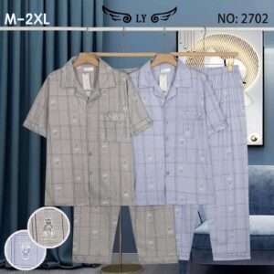 Piżama MĘSKIE , Size m-2xl, paczka 12szt ,mix kolor