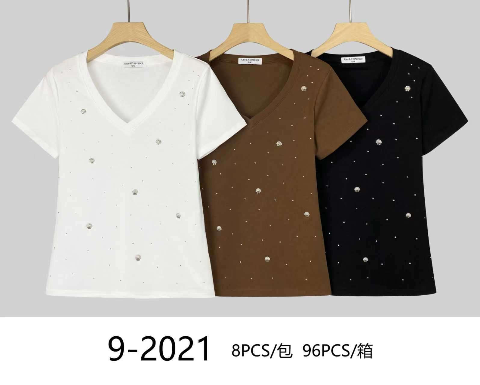 Bluzki damskie, Size uni, paczka  8szt ,mix kolor