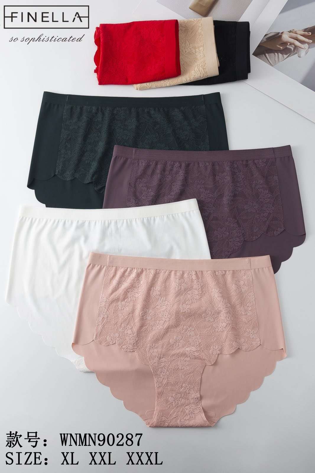 Majtki damskie,size xl-3xl, paczka 24szt ,mix kolor