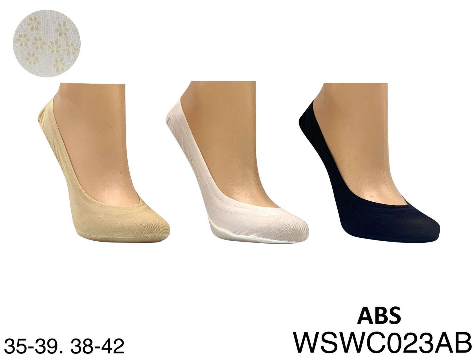 stopkie damskie.size: 35-42, (40par/paczka)