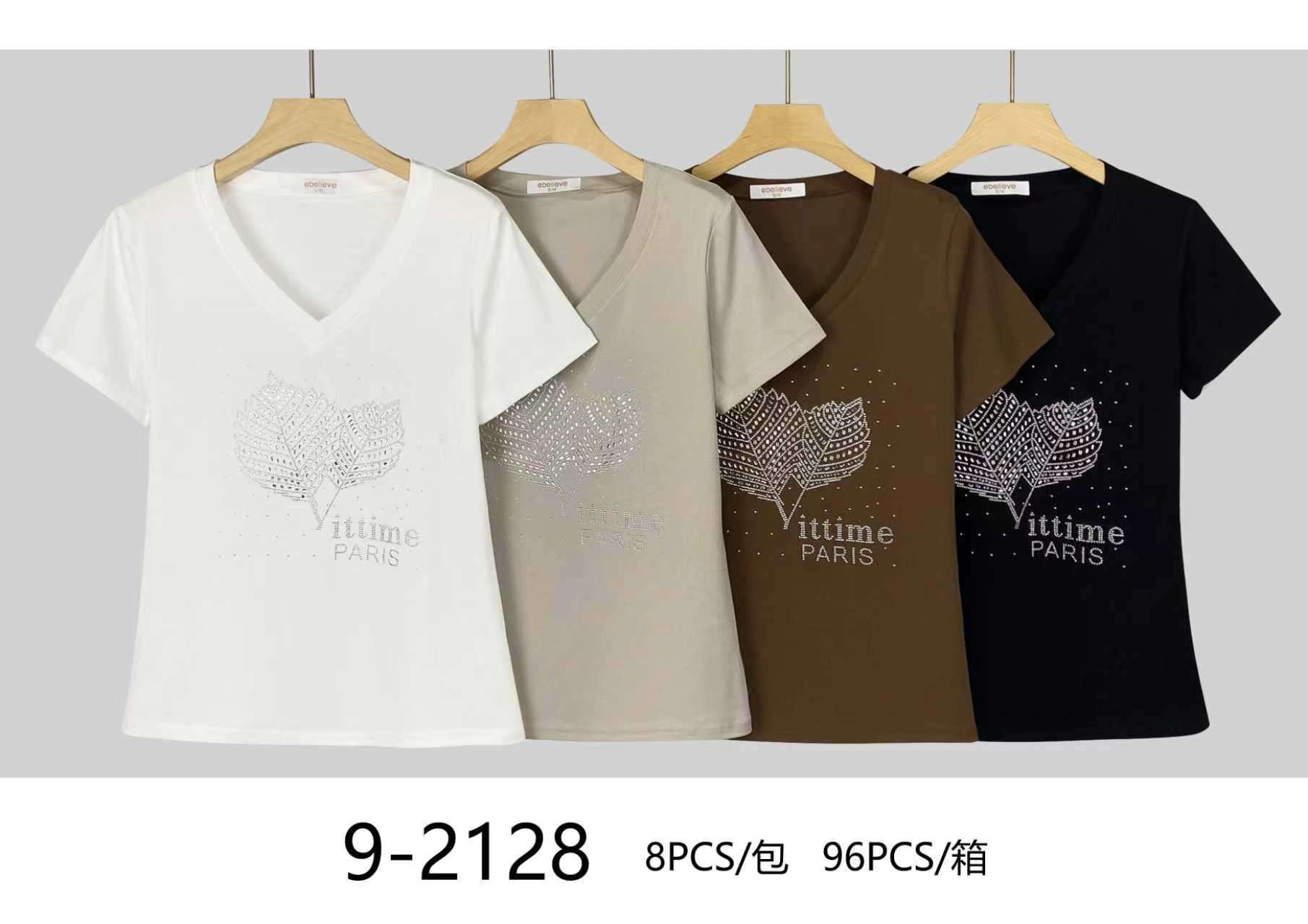 Bluzki damskie, Size uni, paczka  8szt ,mix kolor