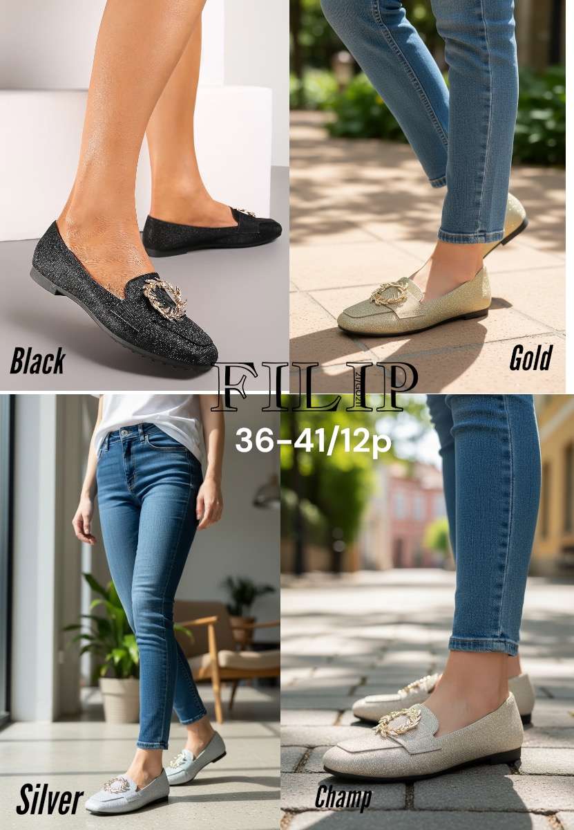 Buty Półbuty Damskie (36-41, 12par)