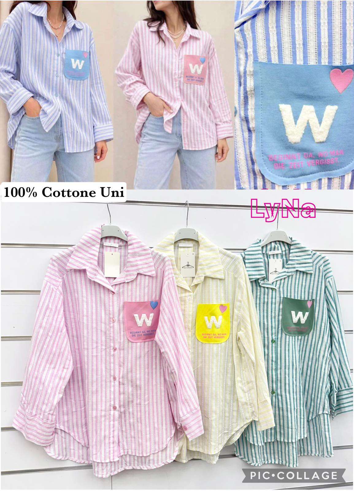 Koszule  Damskie wloska  , Size uni, paczka  6szt ,mix kolor