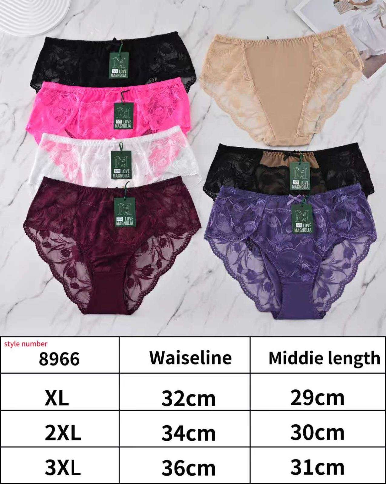 Majtki damskie,size xl-3xl, paczka 24szt ,mix kolor