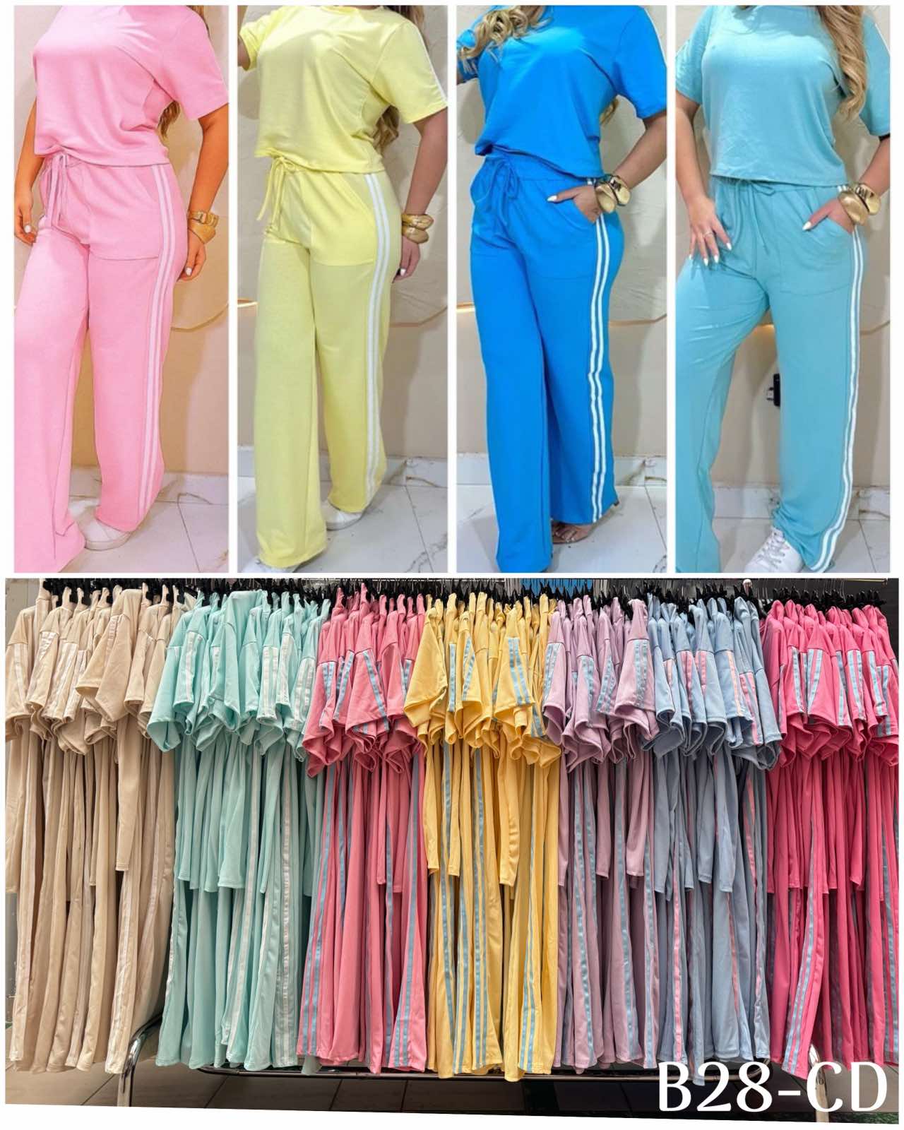 Komplety  Damskie  WŁOSKA  , Size uni, paczka  6szt ,mix kolor