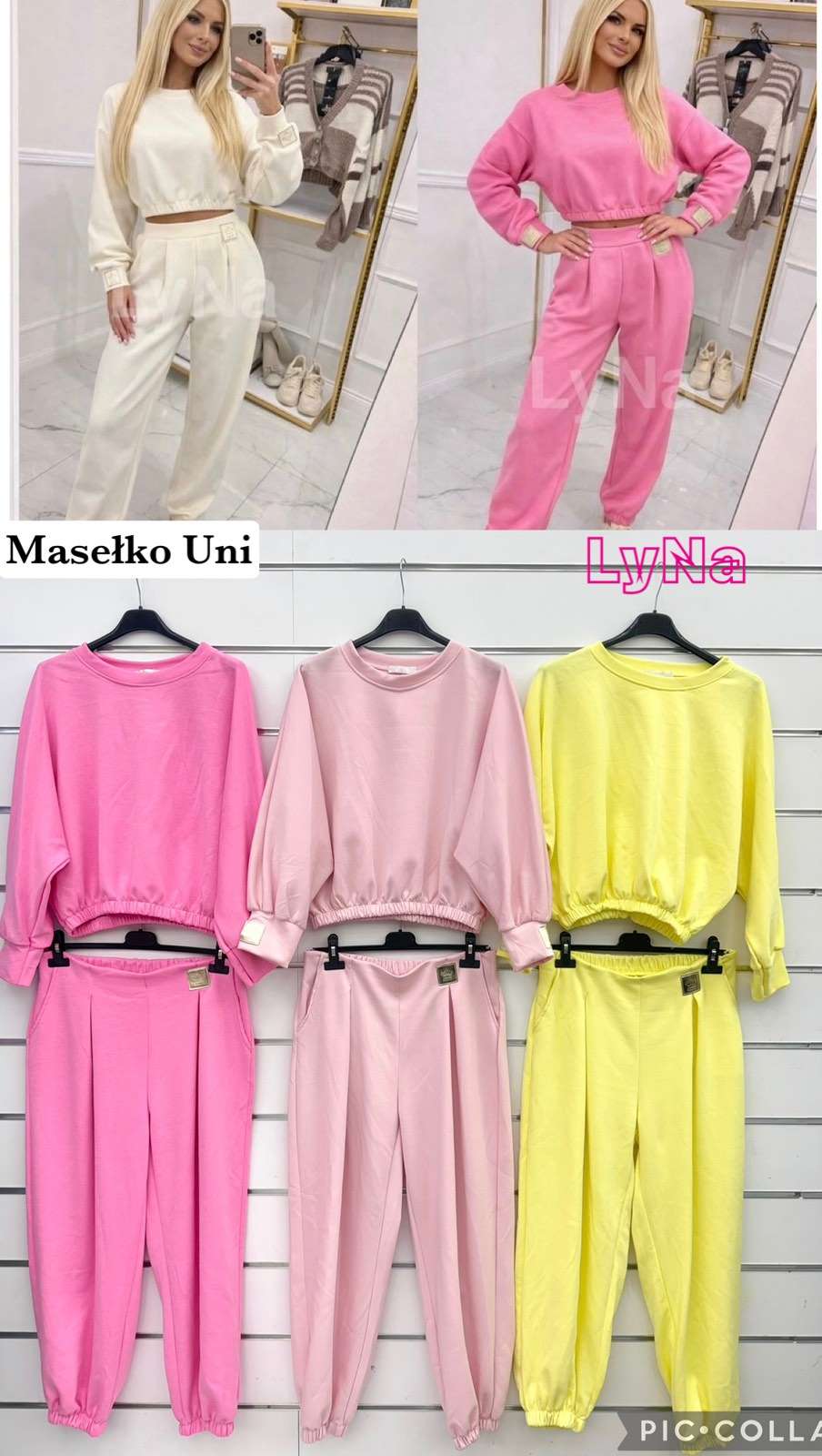 Komplety  Damskie wloska  , Size uni, paczka  6szt ,mix kolor