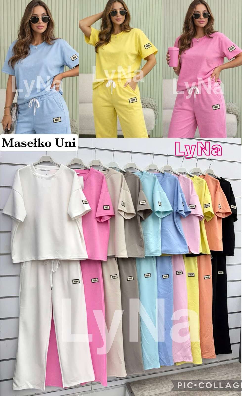 Komplety  Damskie wloska  , Size uni, paczka  6szt ,mix kolor