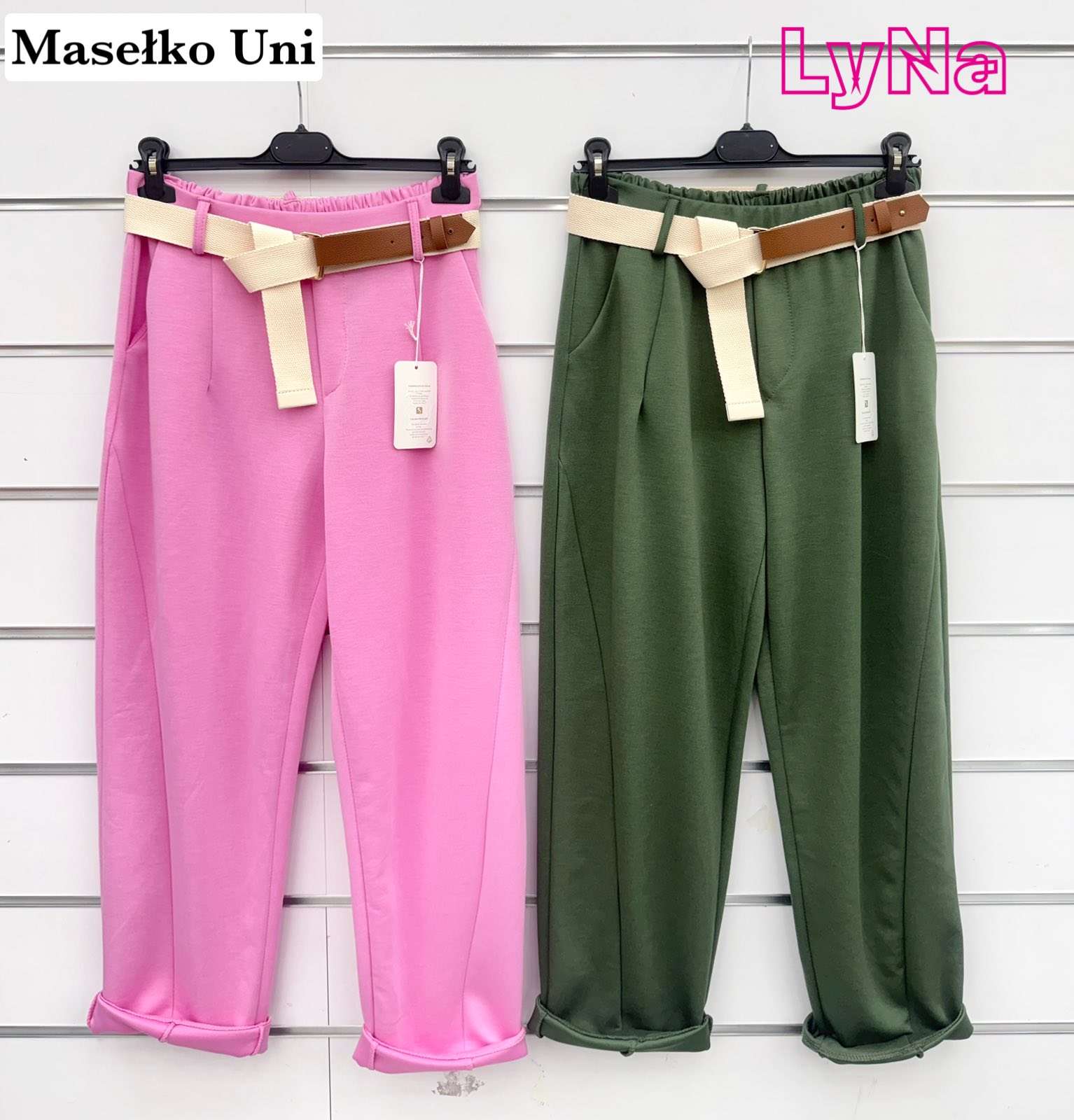 Spodnie  Damskie wloska  , Size uni, paczka  6szt ,mix kolor