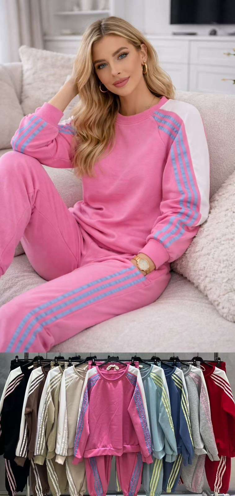 Komplety  Damskie  WŁOSKA  , Size uni, paczka  6szt ,mix kolor