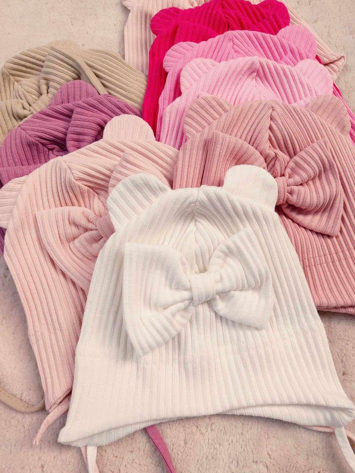 Czapki DZIECIĘCE, paczka 12szt,mix kolor