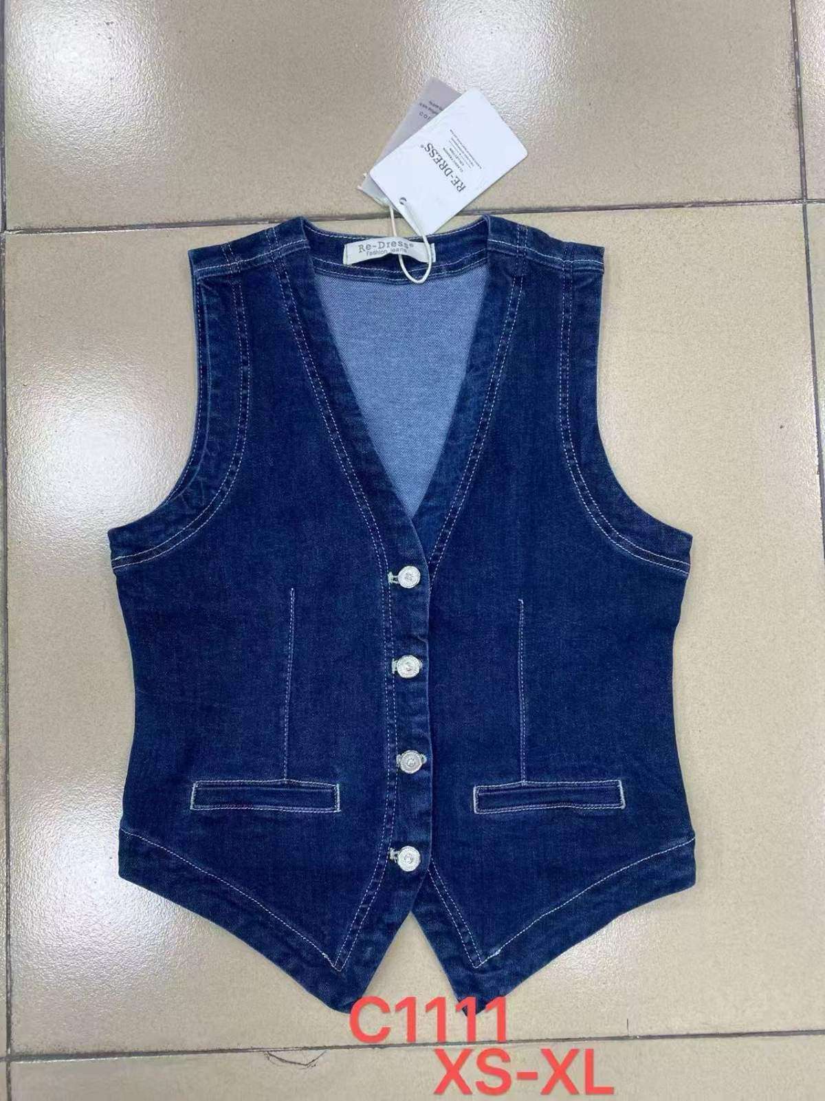 Kamizelki damskie, Size xs-xl, paczka  10szt ,1kolor