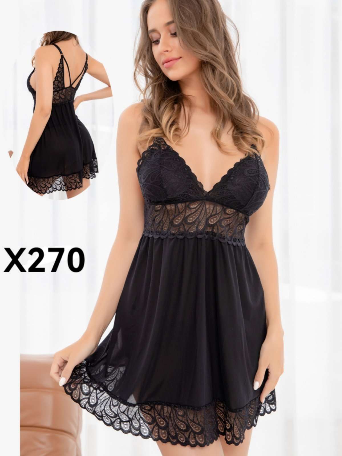 Koszule nocne damskie,size uni, paczka 12szt , mix kolor