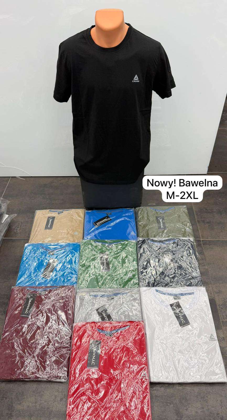 Bluzki MĘSKIE , Size m-2xl, paczka 12szt ,mix kolor