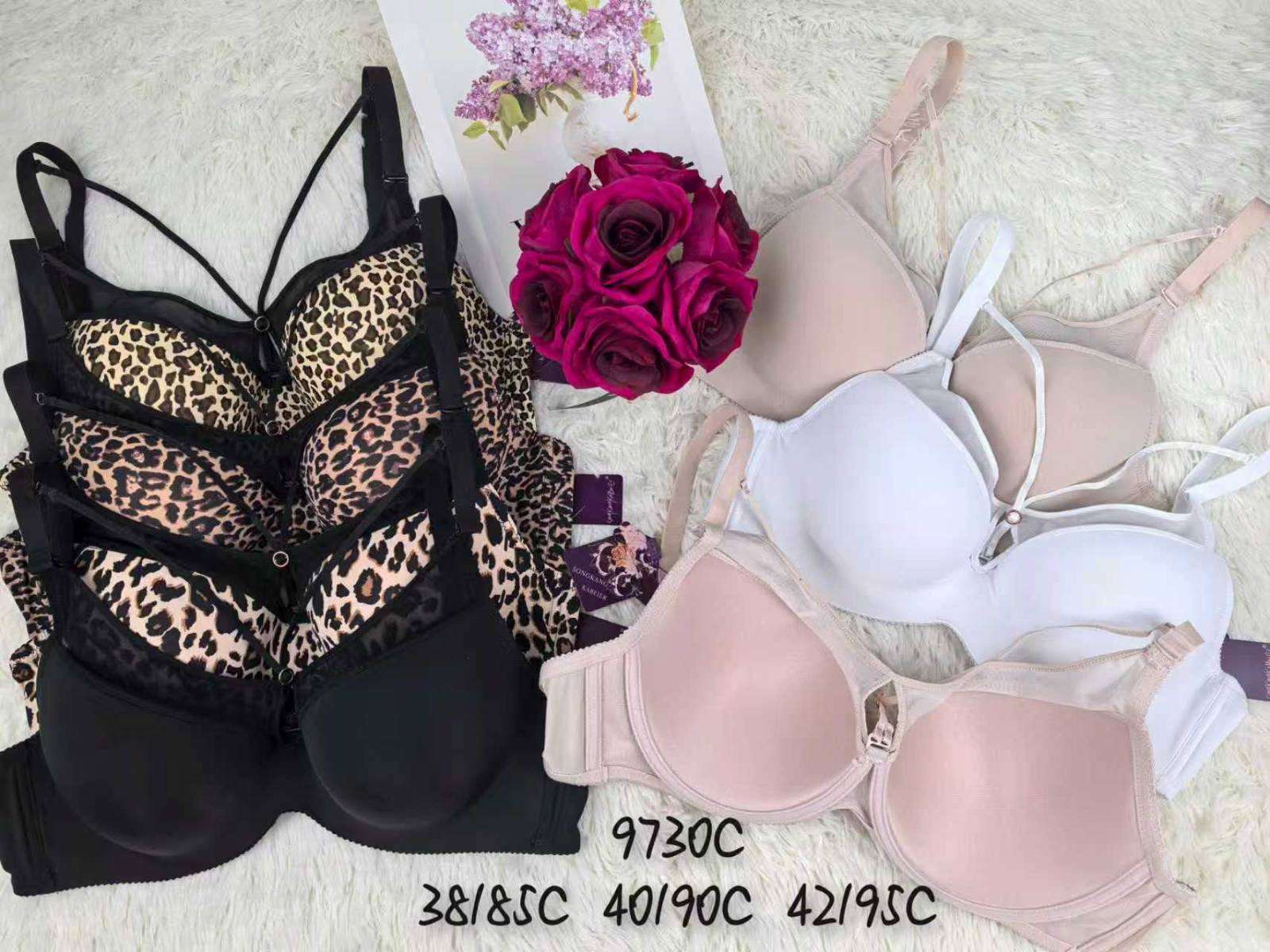 Biustonosz C damskie,size 34-40, paczka 6szt ,1kolor