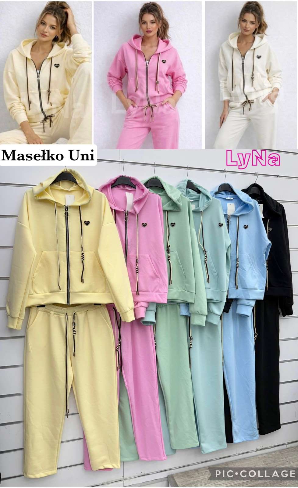 Komplety  Damskie wloska  , Size uni, paczka  6szt ,mix kolor