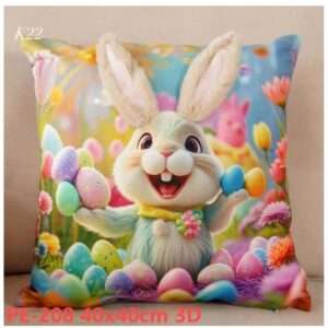 poszewka welurowa 3D Rozmiar: 40x40 cm  (2 szt/1 wzór) paczka:12 szt