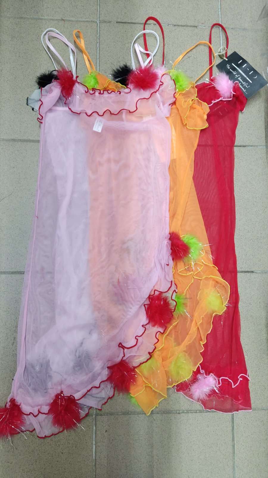 Koszule nocne damskie,size uni, paczka 12szt ,mix kolor