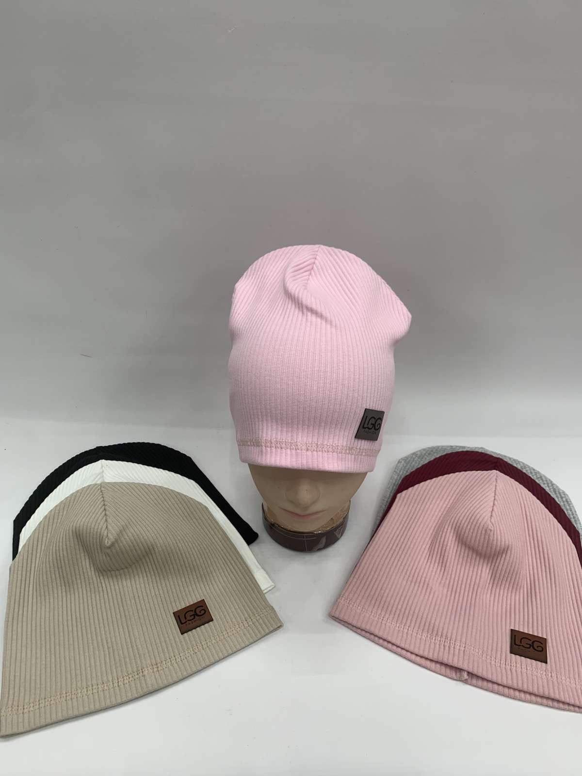 Czapki DZIECIĘCE, paczka 12szt, mix kolor