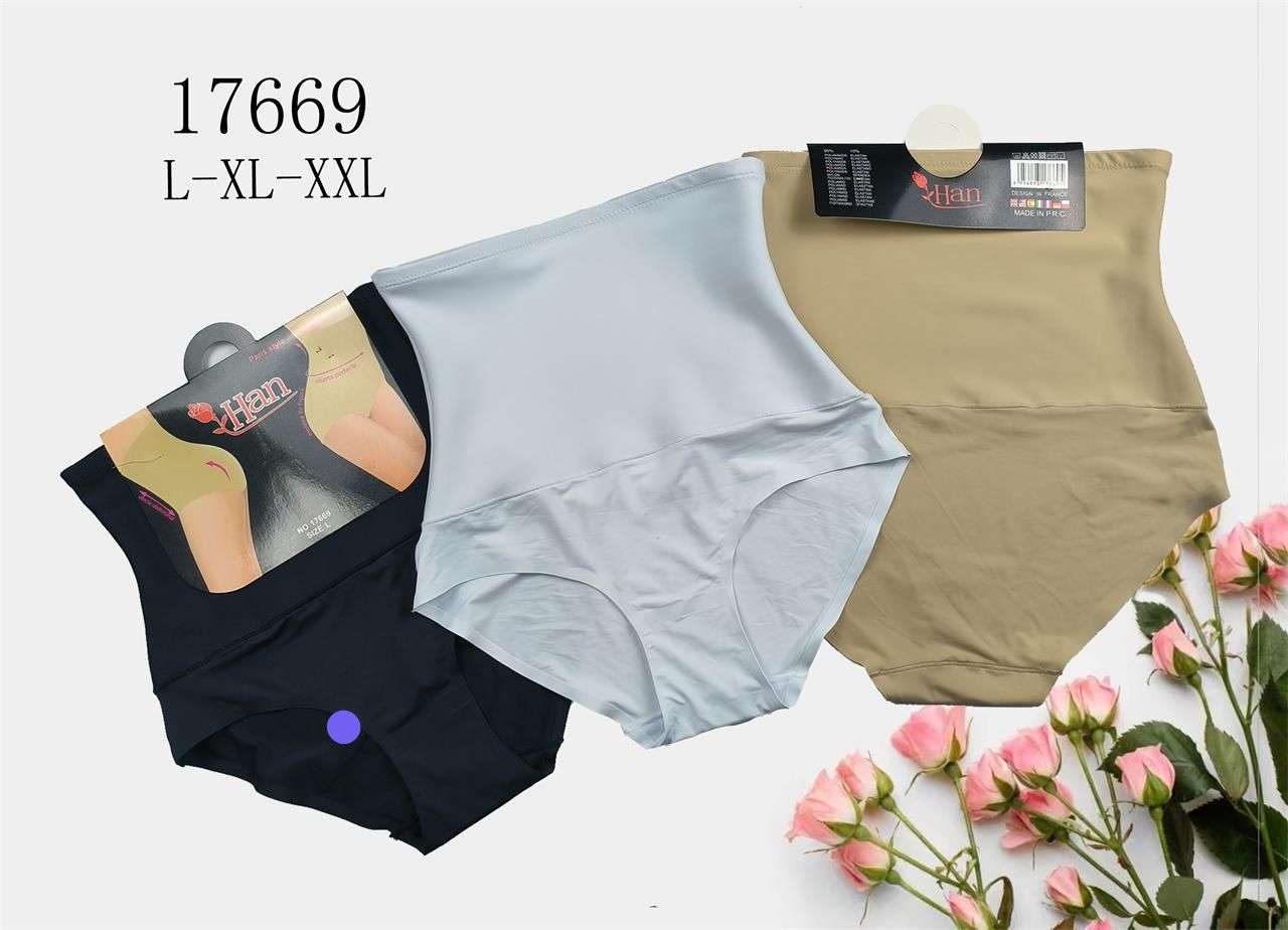 Majtki modelujący damskie,size l-2xl, paczka 12szt ,mix kolor