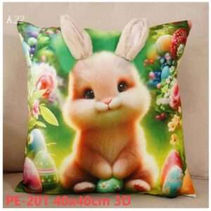 poszewka welurowa 3D Rozmiar: 40x40 cm  (2 szt/1 wzór) paczka:12 szt