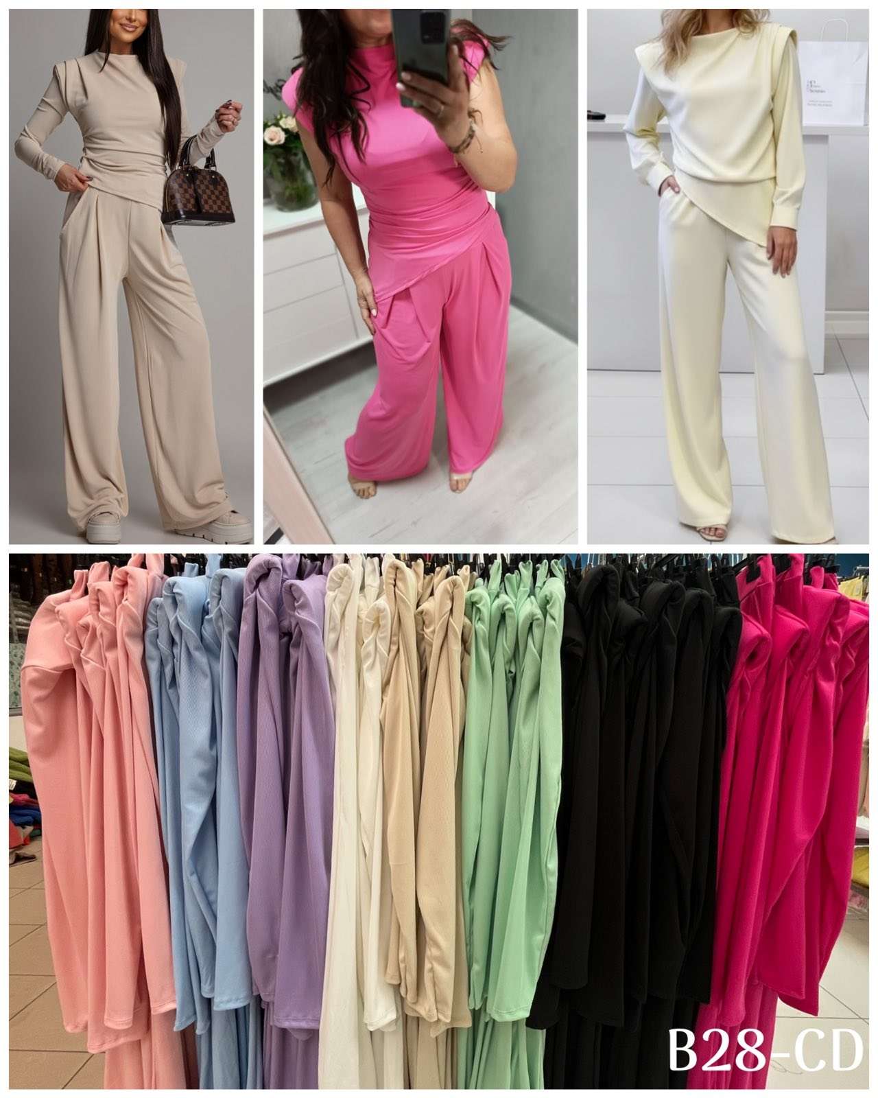 Komplety  Damskie  WŁOSKA  , Size uni, paczka  6szt ,mix kolor