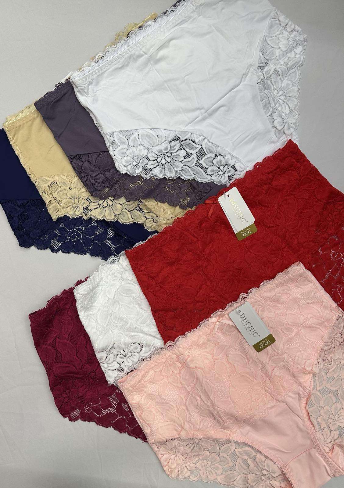 Majtki damskie,size 3xl-4xl, paczka 24szt ,mix kolor