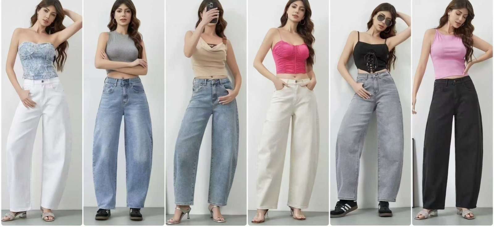 Jeansy damskie, Size xs-xl, paczka  10szt ,1kolor