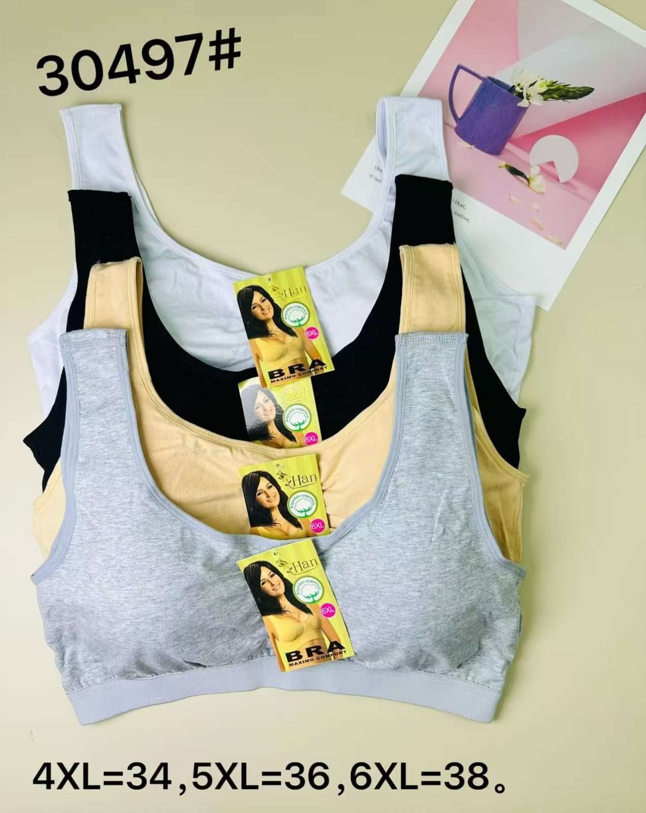 Topy damskie,size 4-6xl, paczka 12szt ,mix kolor