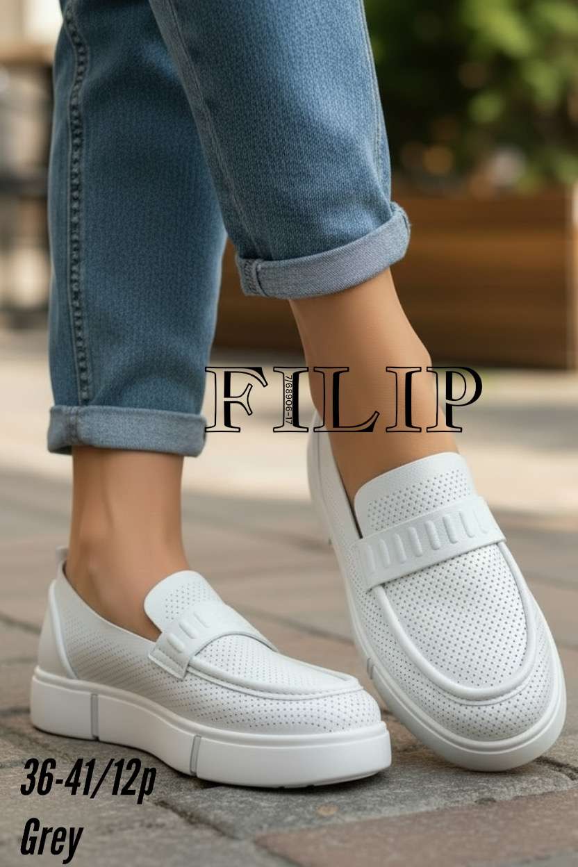 Buty Mokasyny Damskie (36-41, 12par)