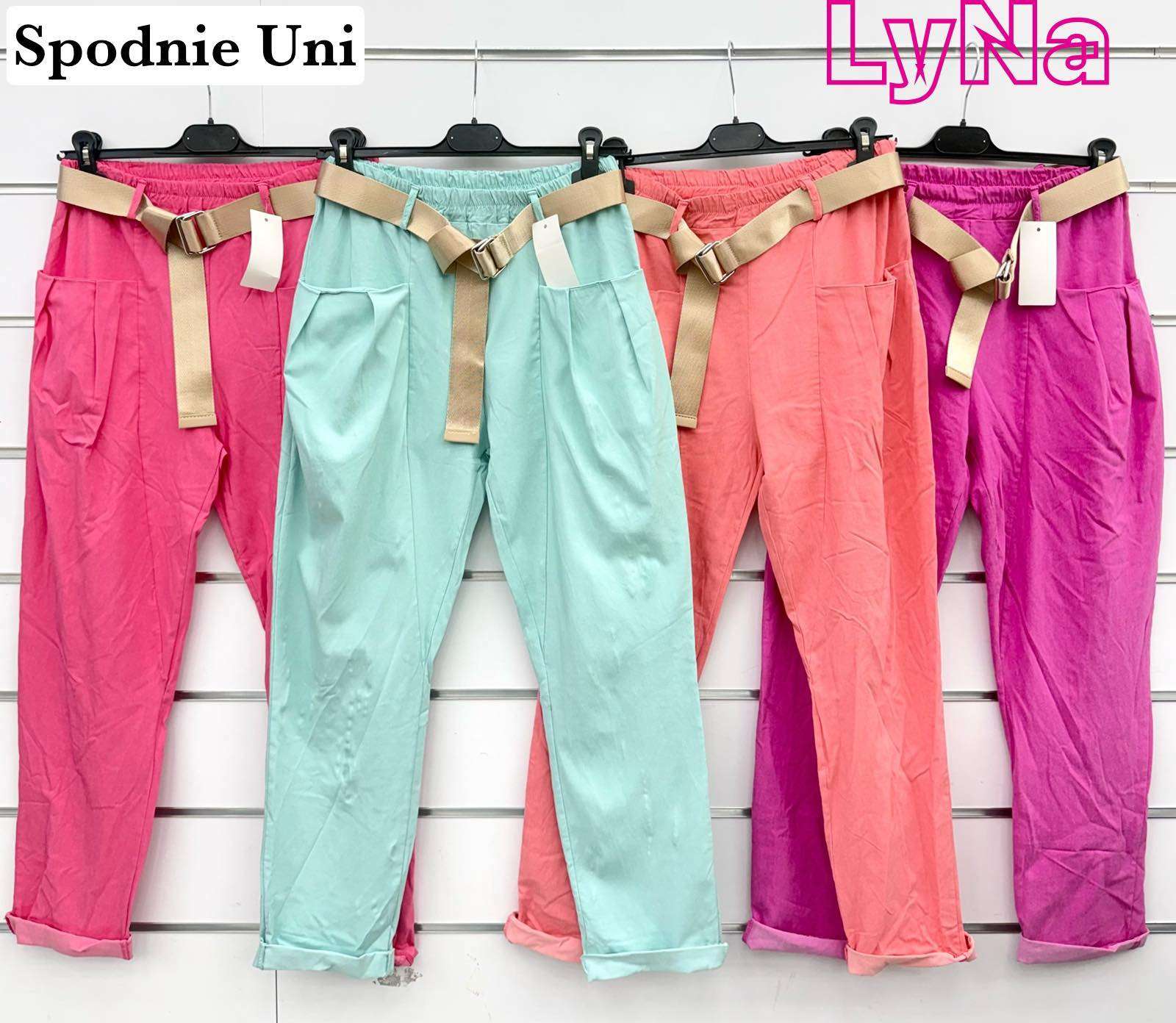 Spodnie  Damskie wloska  , Size uni, paczka  6szt ,mix kolor