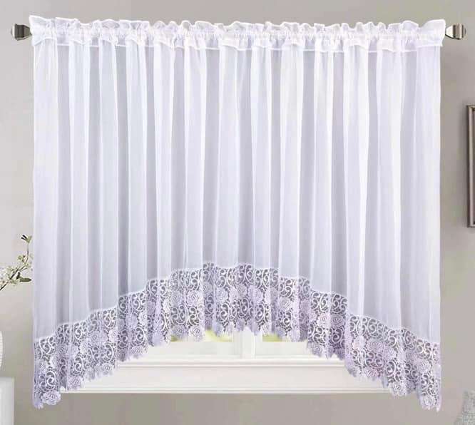 Firany Rozmiar: 180x400cm paczka 6szt ,1kolor