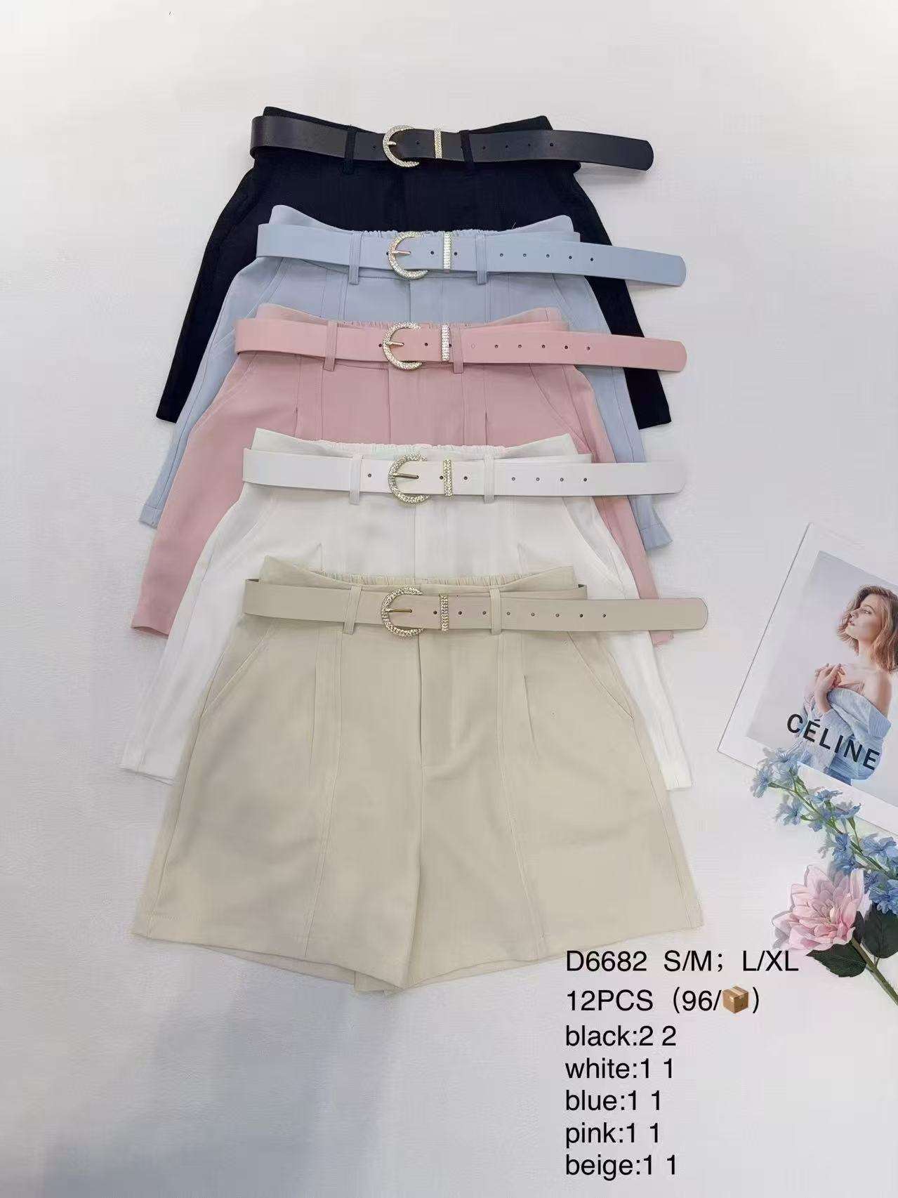 Spodenki damskie , Size s/m-l/xl, paczka 12szt ,mix kolor