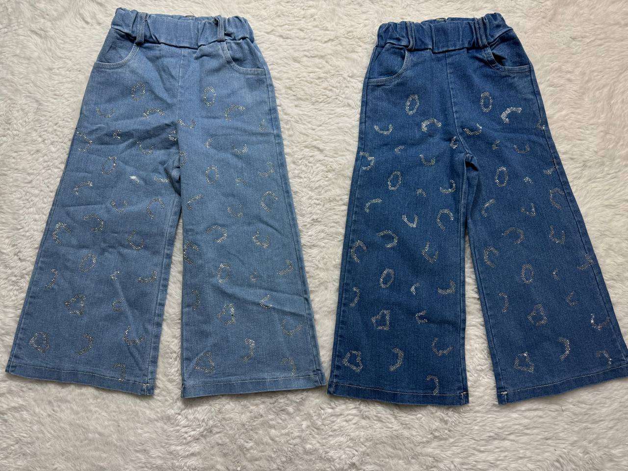 Spodnie jeans DZIECIĘCA, size 4/5-13/14lat, paczka 6szt ,1kolor