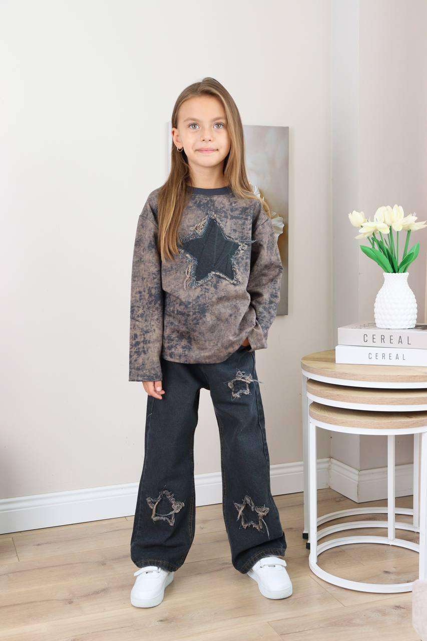 Komplety DZIECIĘCA tureckie, Size  3/4-9/10lat, paczka  5szt ,1kolor