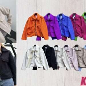 Kurtki Damskie wloska  , Size uni, paczka 6szt ,mix kolor