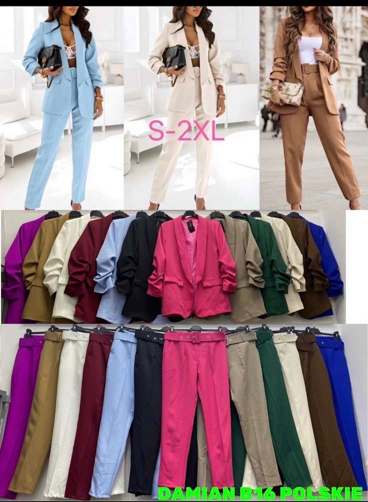 Komplety  Damskie wloska  , Size uni, paczka  6szt ,mix kolor