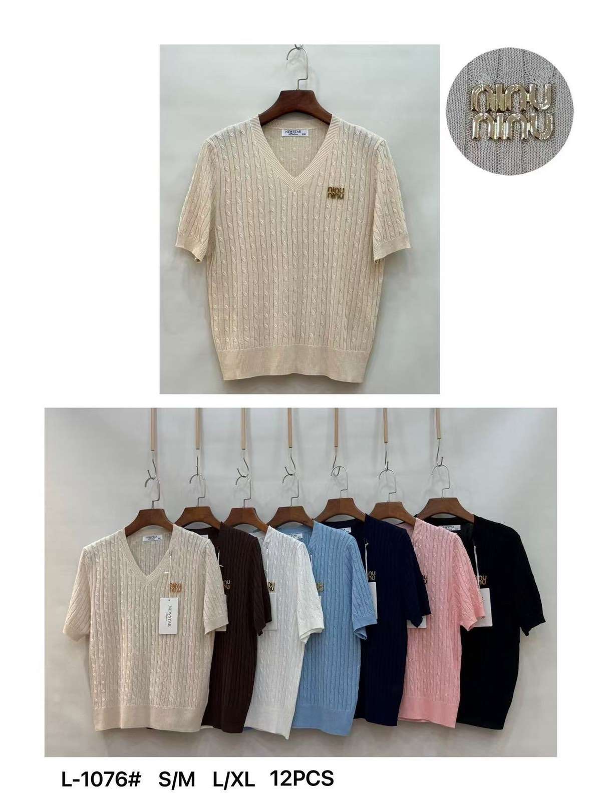 Swetry damskie , Size s/m-l/xl, paczka 12szt ,mix kolor