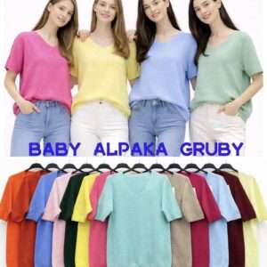 Swetry  Damskie wloska  , Size uni, paczka  6szt ,mix kolor