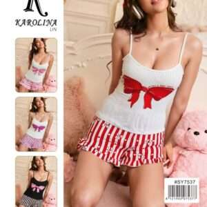 Piżamy Damskie ,  paczka 12szt ,mix kolor