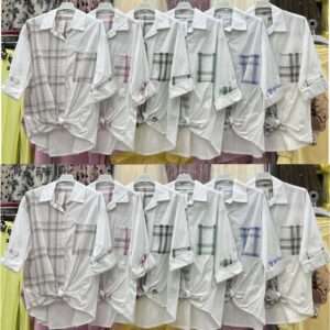 Koszule Damskie wloska  , Size uni, paczka  6szt ,mix kolor