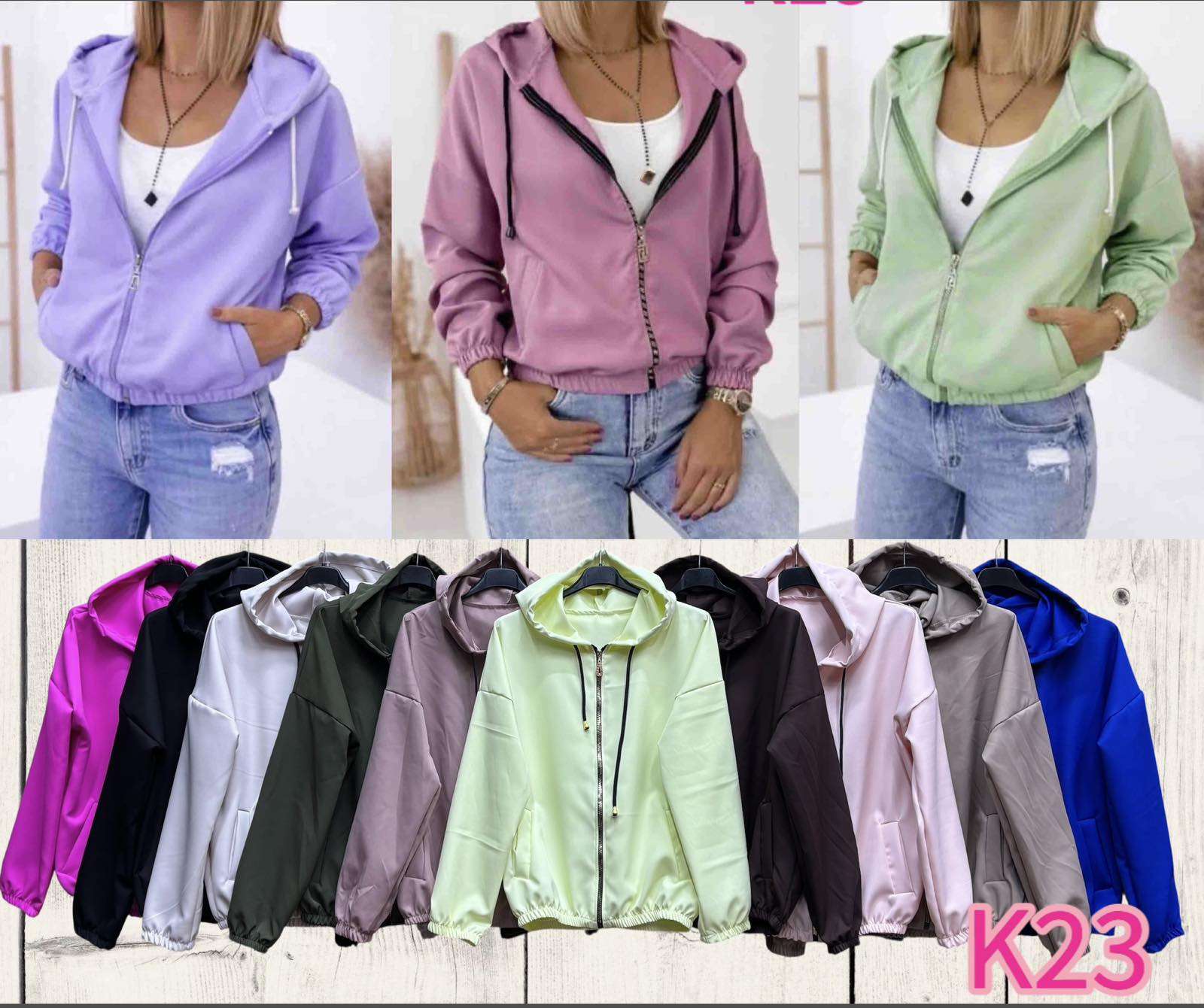 Bluzy Damskie wloska  , Size uni, paczka 6szt ,mix kolor