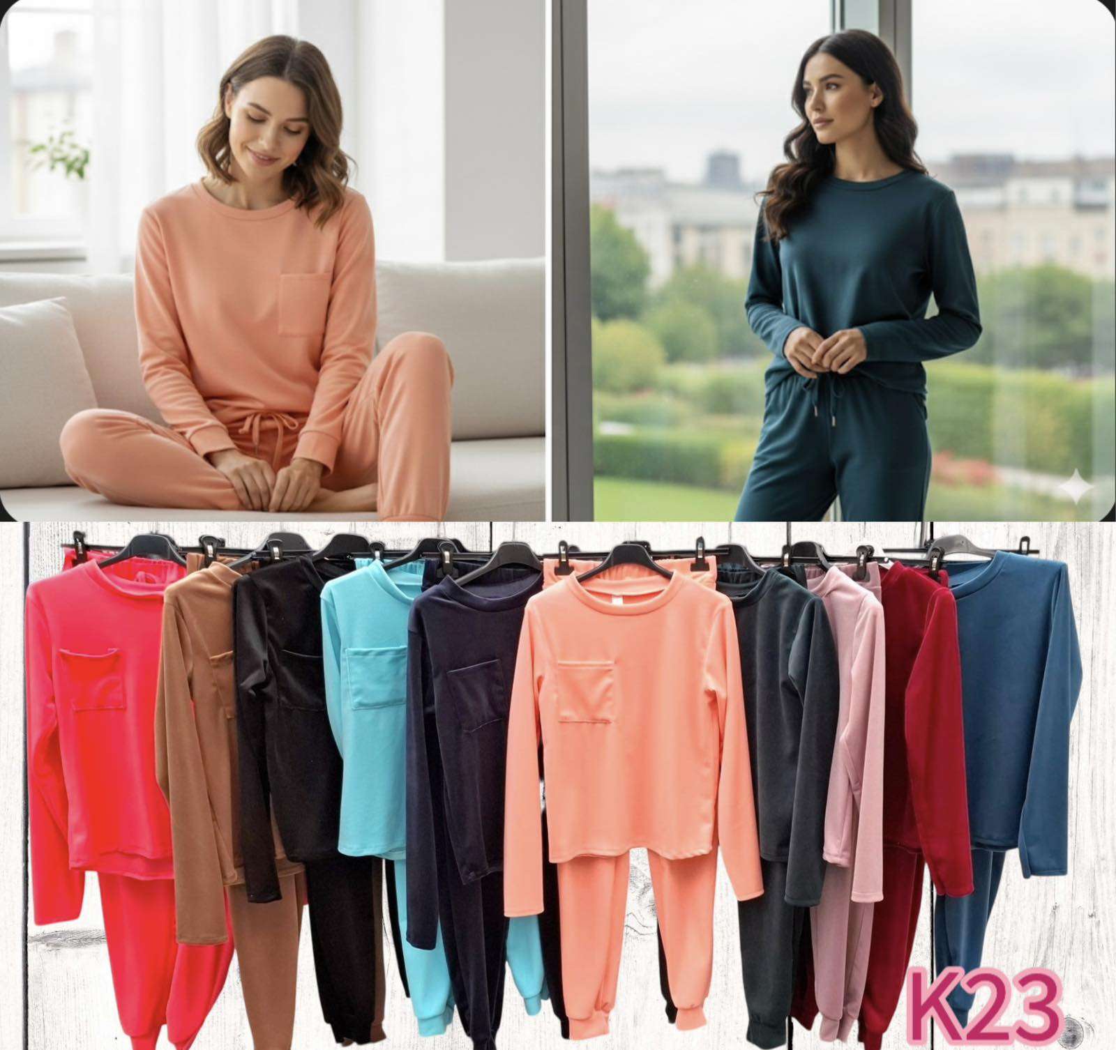 Komplety Damskie wloska  , Size uni, paczka  6szt ,mix kolor