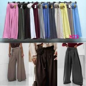 Spodnie Damskie wloska  , Size uni, paczka 6szt ,mix kolor