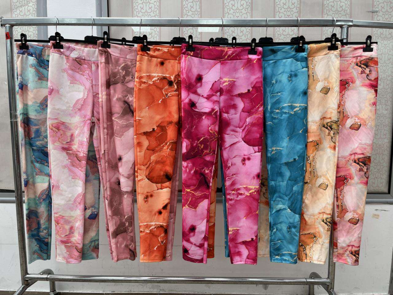 Spodnie Damskie wloska  , Size uni, paczka  6szt ,mix kolor