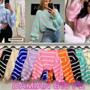 Swetry  Damskie wloska  , Size uni, paczka  6szt ,mix kolor