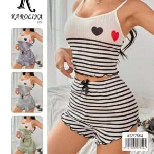 Piżamy Damskie ,  paczka 12szt ,mix kolor